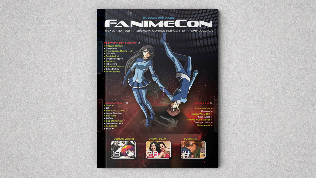 Print Design | FanimeCon Event Program Cover Design