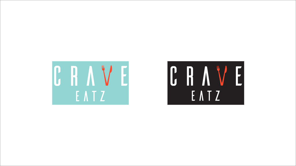 Brand Identity | Crave Eatz Rectangle Icon